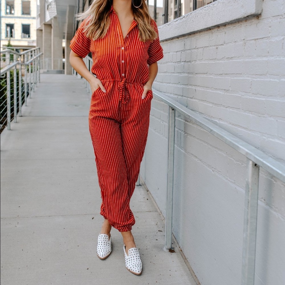 Kittenish Elise Utility Jumpsuit.